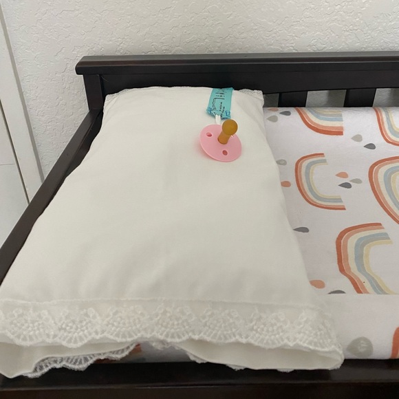 Toddler Pillow Infant Travel Pillow Pacifier Holder Pillowcase NEW HOME HANDMADE - Picture 2 of 8